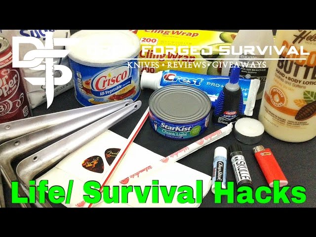 12 Life/ Survival Hacks Everyone Should Know!